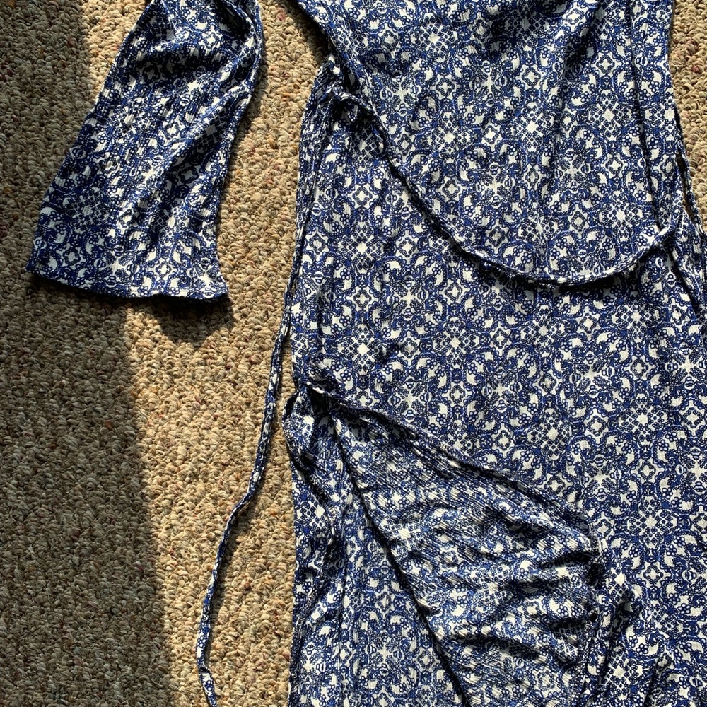 Lulu’s Bohemian Maxi Dress with Bell Sleeves